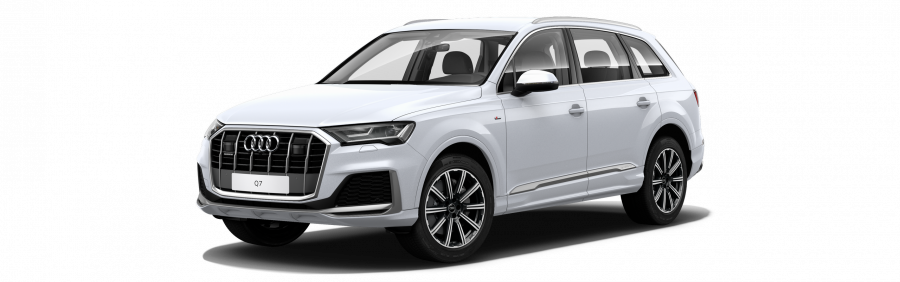 Audi Q7, Q7 S line 50 TDI quattro, barva bílá