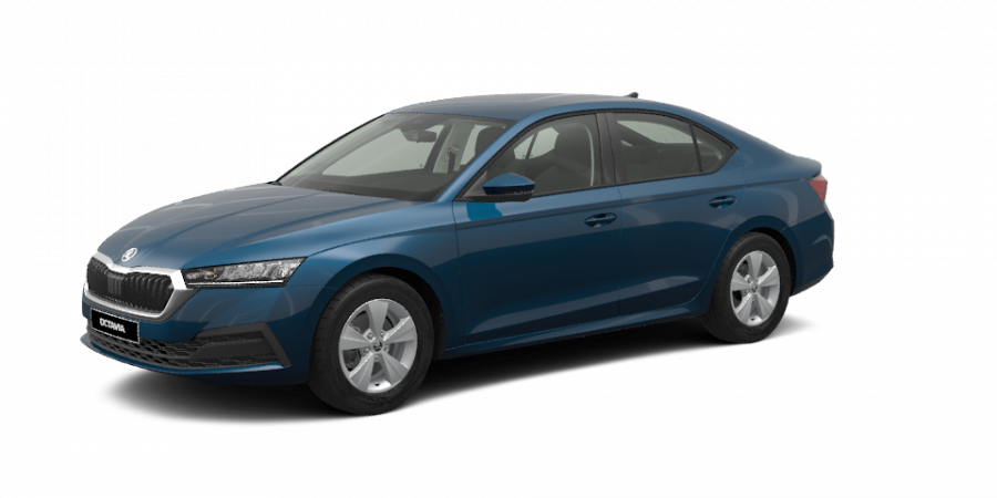 Škoda Octavia, 1,5 TSI 110 kW 6-stup. mech., barva modrá