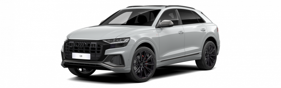 Audi Q8, Q8 50 TDI quattro, barva šedá