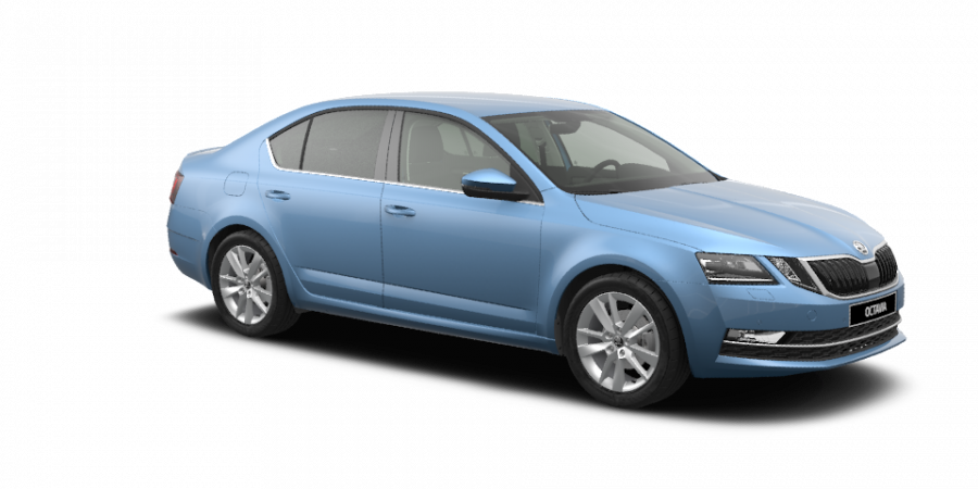 Škoda Octavia, 1,5 TSI 110 kW 6-stup. mech., barva modrá