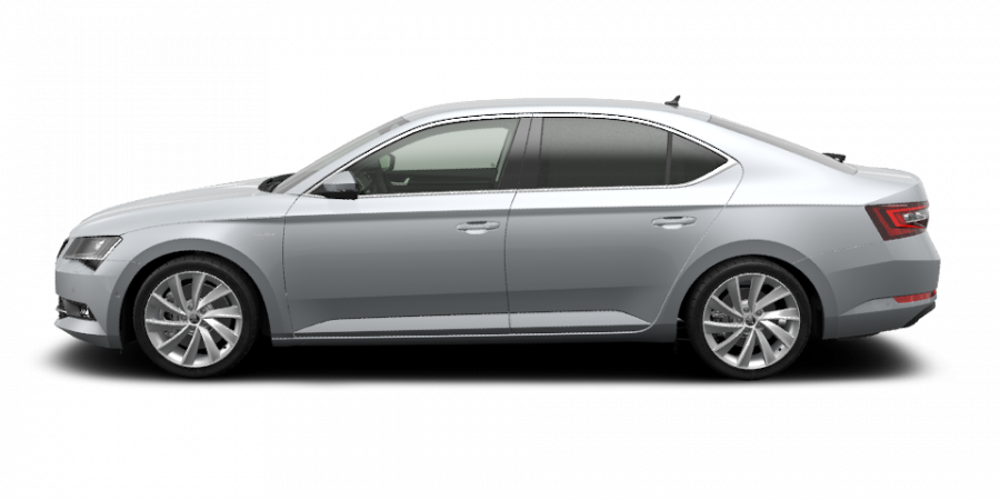 Škoda Superb, 2,0 TDI 110 kW 6-stup. mech., barva stříbrná