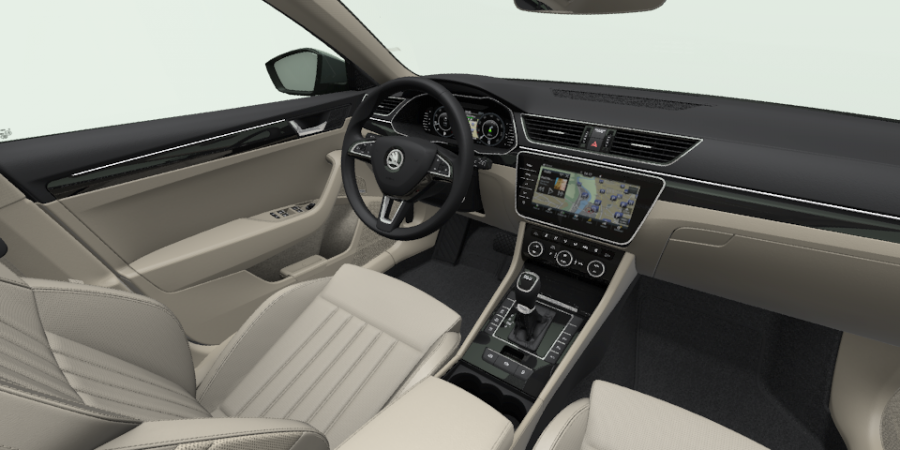 Škoda Superb, 2,0 TDI 140 kW 7-stup. automat., barva šedá