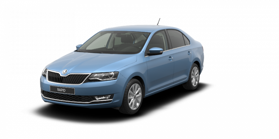 Škoda Rapid, 1,0 TSI 81 kW 6-stup. mech., barva modrá