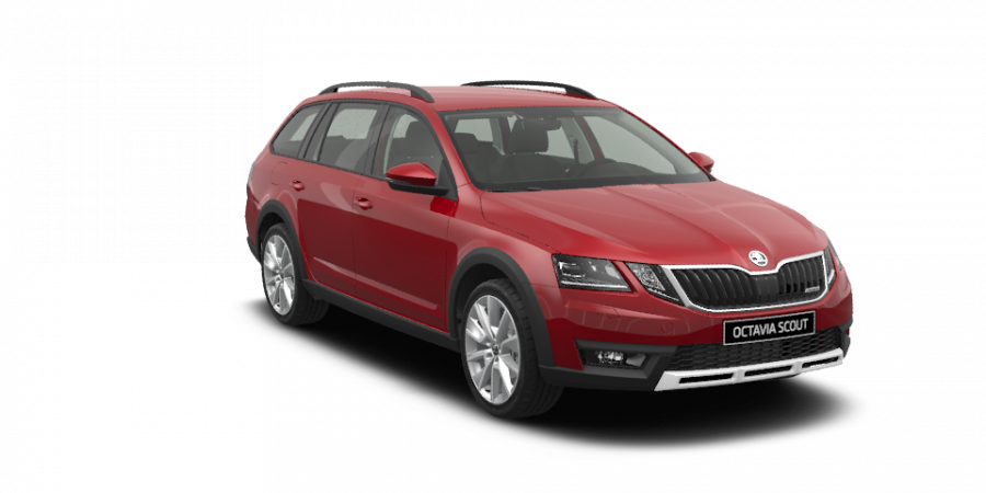 Škoda Octavia, 2,0 TDI 135 kW 7-stup. automat. 4x4, barva červená