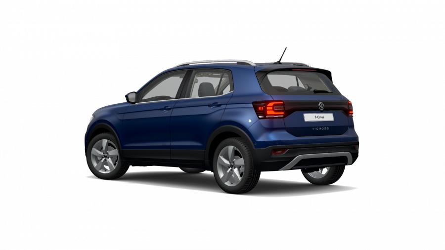 Volkswagen T-Cross, T-Cross Style 1,0 TSI 81 kW 6G, barva modrá