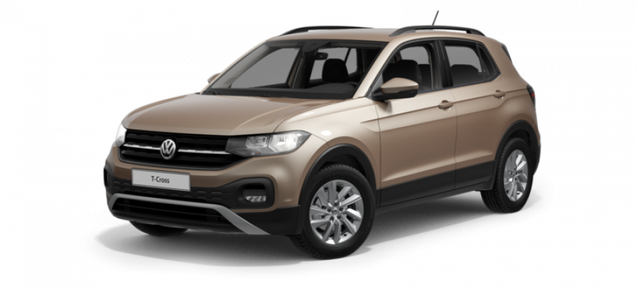 Volkswagen T-Cross, Life 1.0 TSI 70 kW 5G, barva béžová