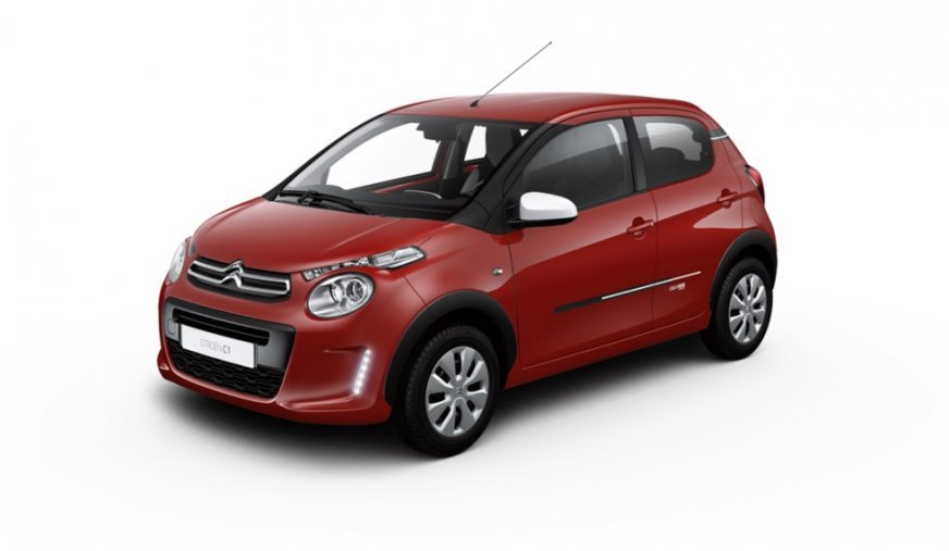 Citroën C1, 1.0 VTi 72, barva červená