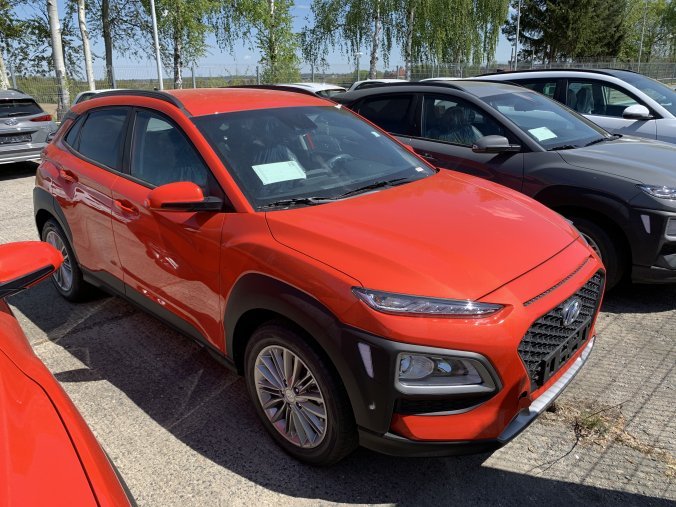 Hyundai Kona, 1,6 T-GDI 130 kW (95 NAT) 7 st. DCT 4×4, barva červená