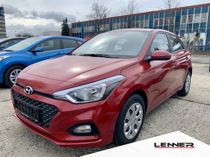 Hyundai i20, 1,25i 55 kW (95 NAT) 5 st. man, barva červená