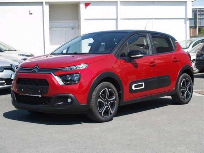 Citroën C3, Feel Pack 1,2PT 83, barva červená