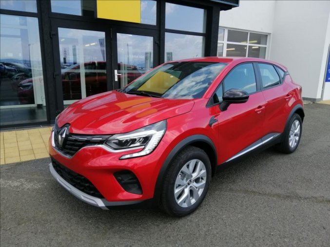 Renault Captur, 1,0 TCe 90  Intens, barva červená