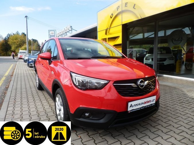 Opel Crossland X, 1,2 60kW SMILE, barva červená