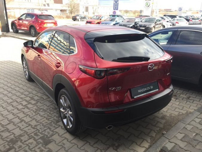 Mazda CX-30, G122 AWD, barva červená