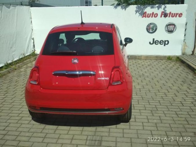 Fiat 500, 1.0 BSG 70k Cult, barva červená