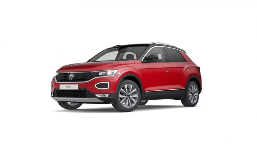 Volkswagen T-Roc, Design 1,5 TSI ACT 7DSG, barva červená