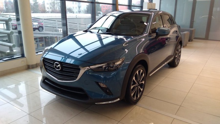 Mazda CX-3, 2,0G 121k, barva modrá