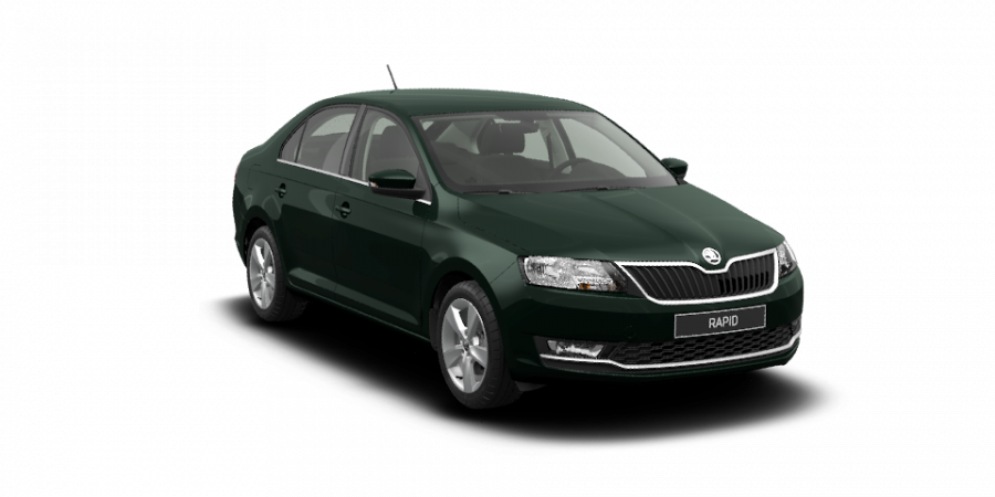 Škoda Rapid, 1,0 TSI 81 kW 6-stup. mech., barva zelená