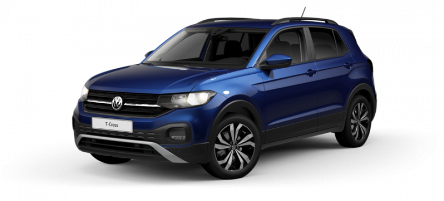 Volkswagen T-Cross, Life 1.0 TSI 70 kW 5G, barva modrá