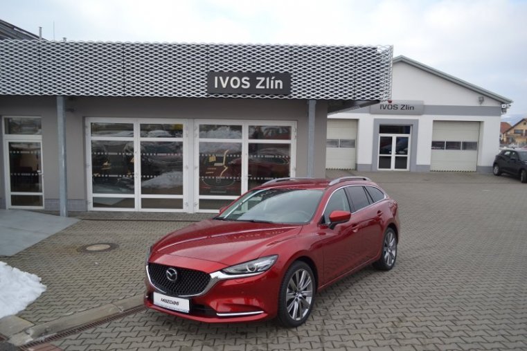 Mazda 6, 2,5i 194k, barva červená