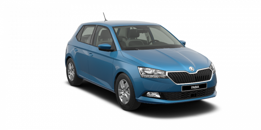 Škoda Fabia, 1,0 TSI 70 kW 5-stup. mech., barva modrá