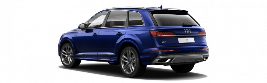 Audi Q7, Q7 S line 50 TDI quattro, barva modrá