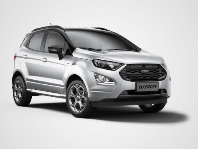 Ford EcoSport, 1.0 EcoBoost, barva stříbrná