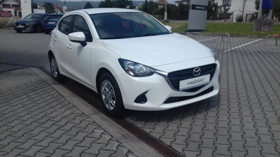 Mazda 2, 1,5 75k, barva bílá