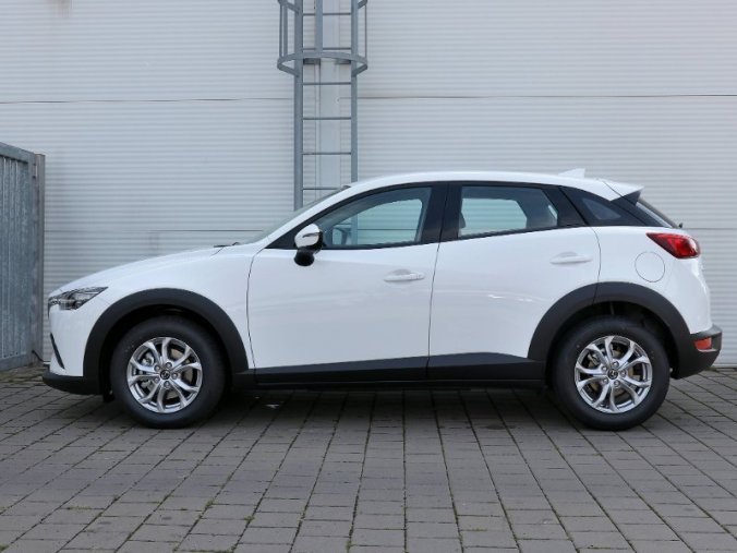 Mazda CX-3, 2,0 Skyactiv-G 120k/88kW, barva bílá