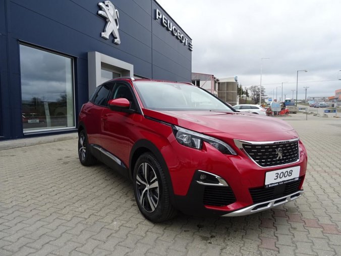 Peugeot 3008, ALLURE 1.5 BlueHDi 130k MAN6, barva červená