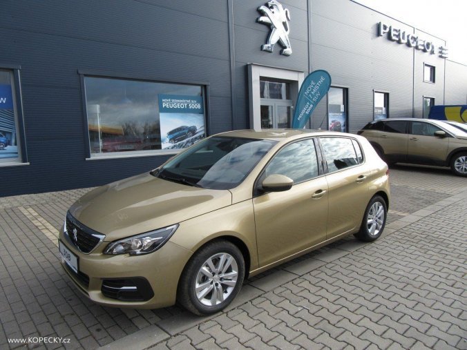 Peugeot 308, 5P ACTIVE 1.2PureTech 130k MAN, barva zlatá