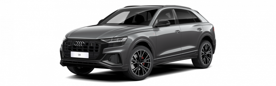 Audi Q8, Q8 50 TDI quattro, barva šedá