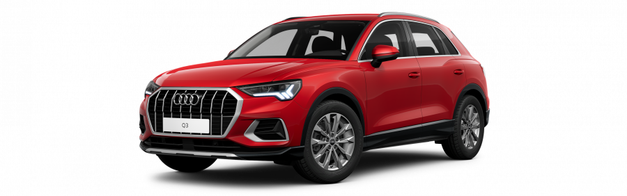 Audi Q3, Q3 Advanced 40 TFSI 140 kW q, barva červená