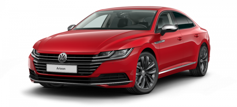 Volkswagen Arteon, Elegance 2,0 TSI OPF 7DSG, barva červená