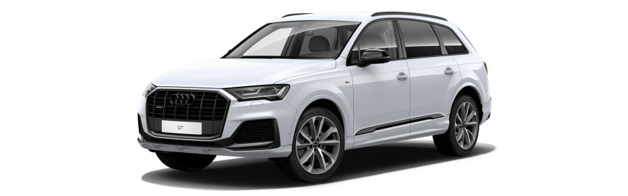 Audi Q7, Q7 S line 50 TDI quattro, barva bílá