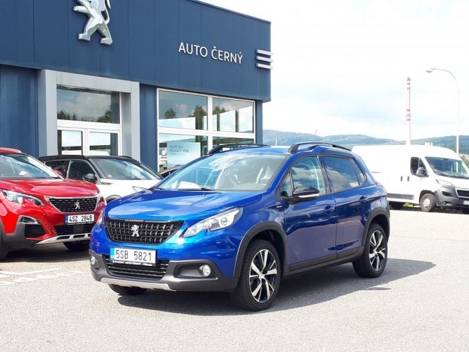 Peugeot 2008, GT LINE 1,2Pure Tech 110k MAN6, barva modrá