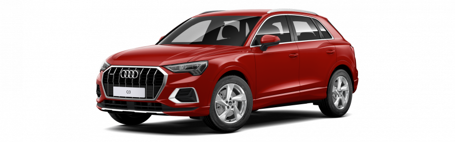 Audi Q3, Q3 Advanced 40 TFSI 140 kW q, barva červená