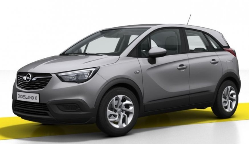 Opel Crossland X, 1.2 61KW, barva šedá