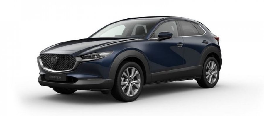 Mazda CX-30, 2.0 Skyactiv G122, barva modrá