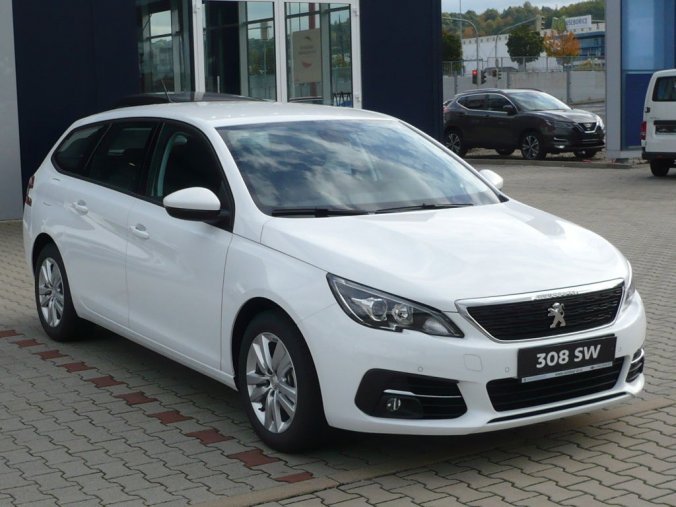 Peugeot 308, SW ACTIVE 1,2PureTech 110k MAN6 + VÝHŘEV + SENZORY, barva bílá