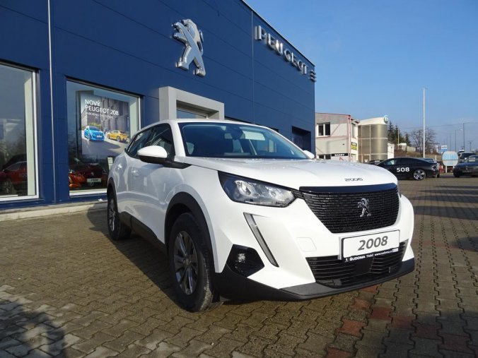 Peugeot 2008, ACTIVE 1.2 PureTech 130k MAN6, barva bílá