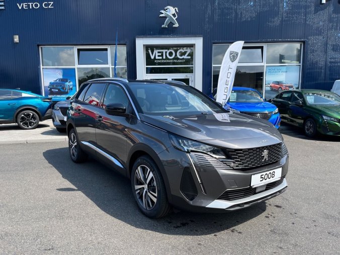 Peugeot 5008, Peugeot 5008 ALLURE PACK 1.5 HDi 130 EAT8, barva šedá