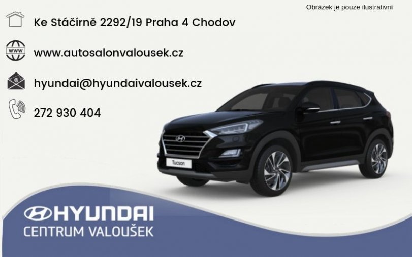 Hyundai Tucson, 1,6 CRDi 85 kW (diesel) 6 st. man, barva černá