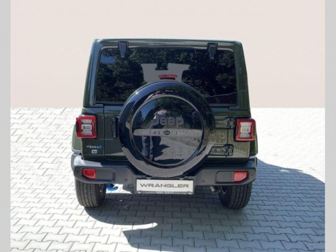 Jeep Wrangler, 2.0T 4xe PHEV 380k 8AT Sahara, barva zelená