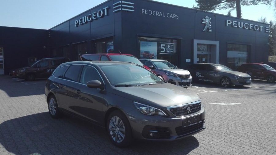 Peugeot 308, SW ALLURE 1.5 BlueHDi 130 MAN6, barva šedá