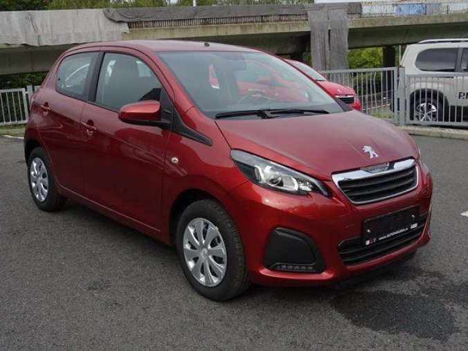 Peugeot 108, 5dv. ACTIVE 1.0 VTi 72k S&S MAN5, barva červená