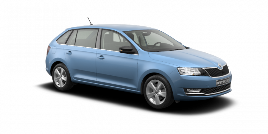 Škoda Rapid, 1,0 TSI 81 kW 6-stup. mech., barva modrá