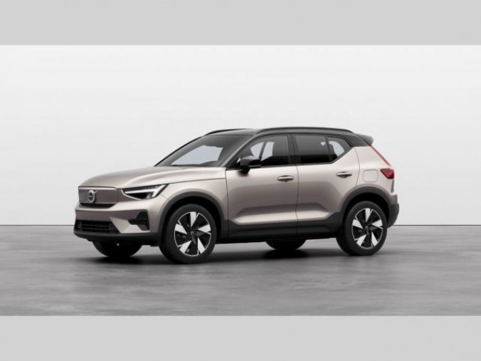 Volvo XC40, BEV AWD RECHARGE PLUS, barva stříbrná