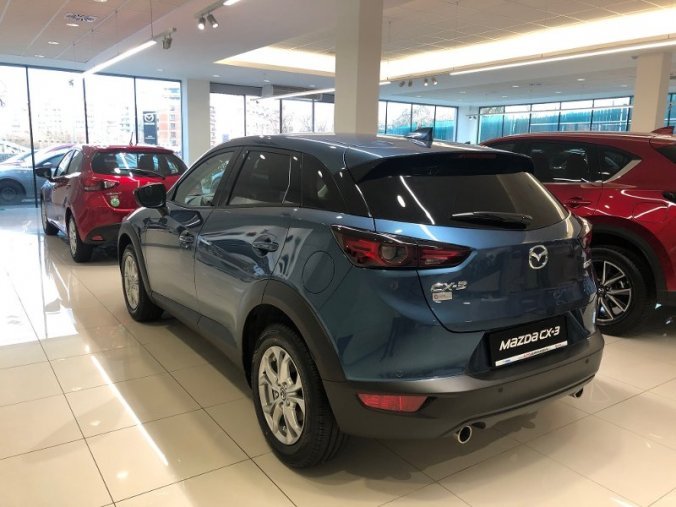 Mazda CX-3, 2.0 G121, barva modrá