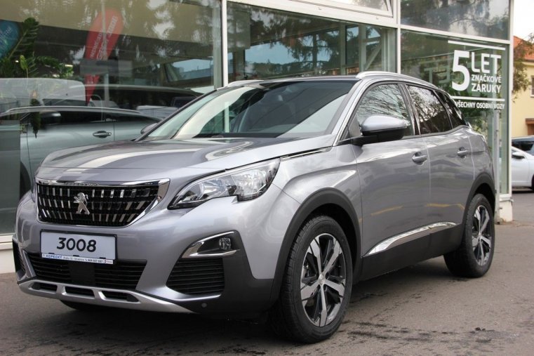 Peugeot 3008, ALLURE 1.2 PureTech 130 EAT8, barva šedá