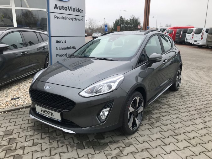 Ford Fiesta, Active, 5dveřová, 1,0 EcoBoost 70 kW/95 k, 6st. manuální, barva šedá